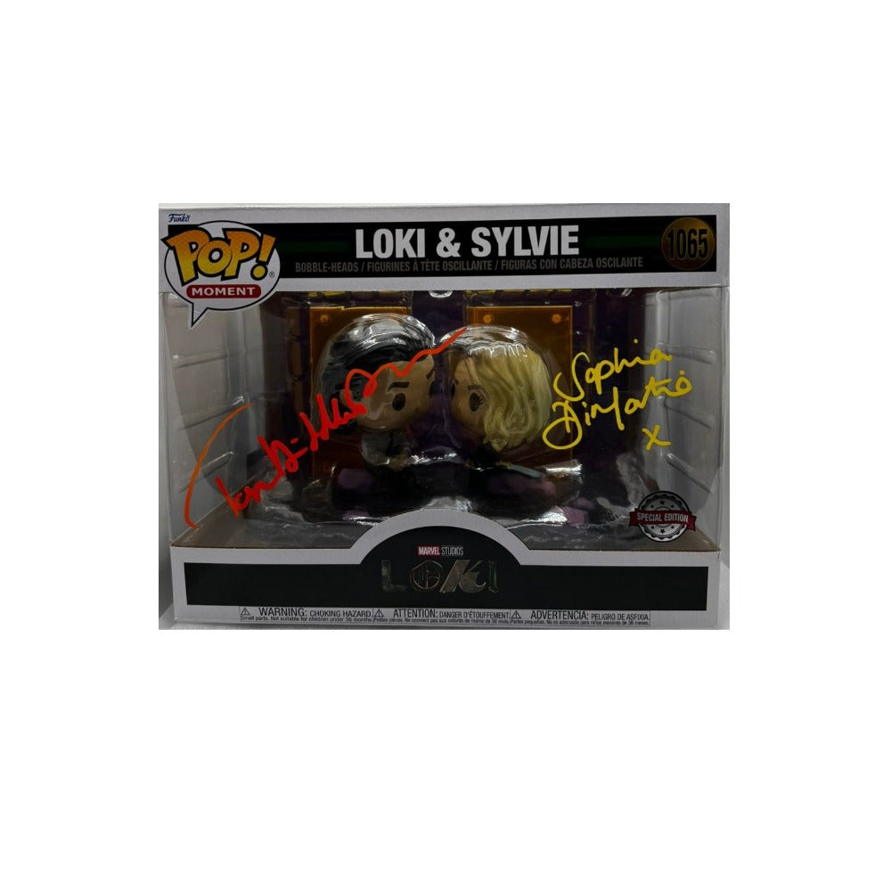 Funko POP Moment! Loki & Sylvie - Loki #1065 - Special Edition - double Signed