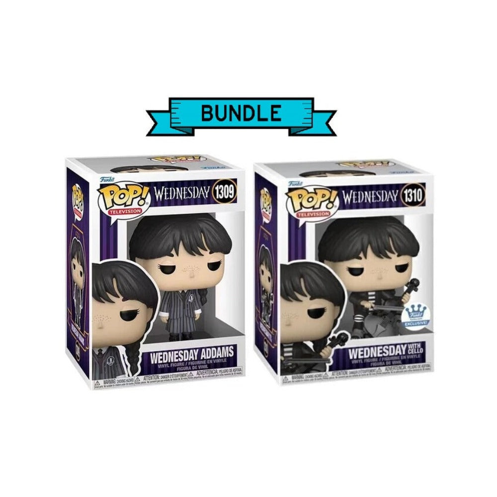 Bundle Funko POP! Wednesday Addams - Wednesday #1309 + 1310