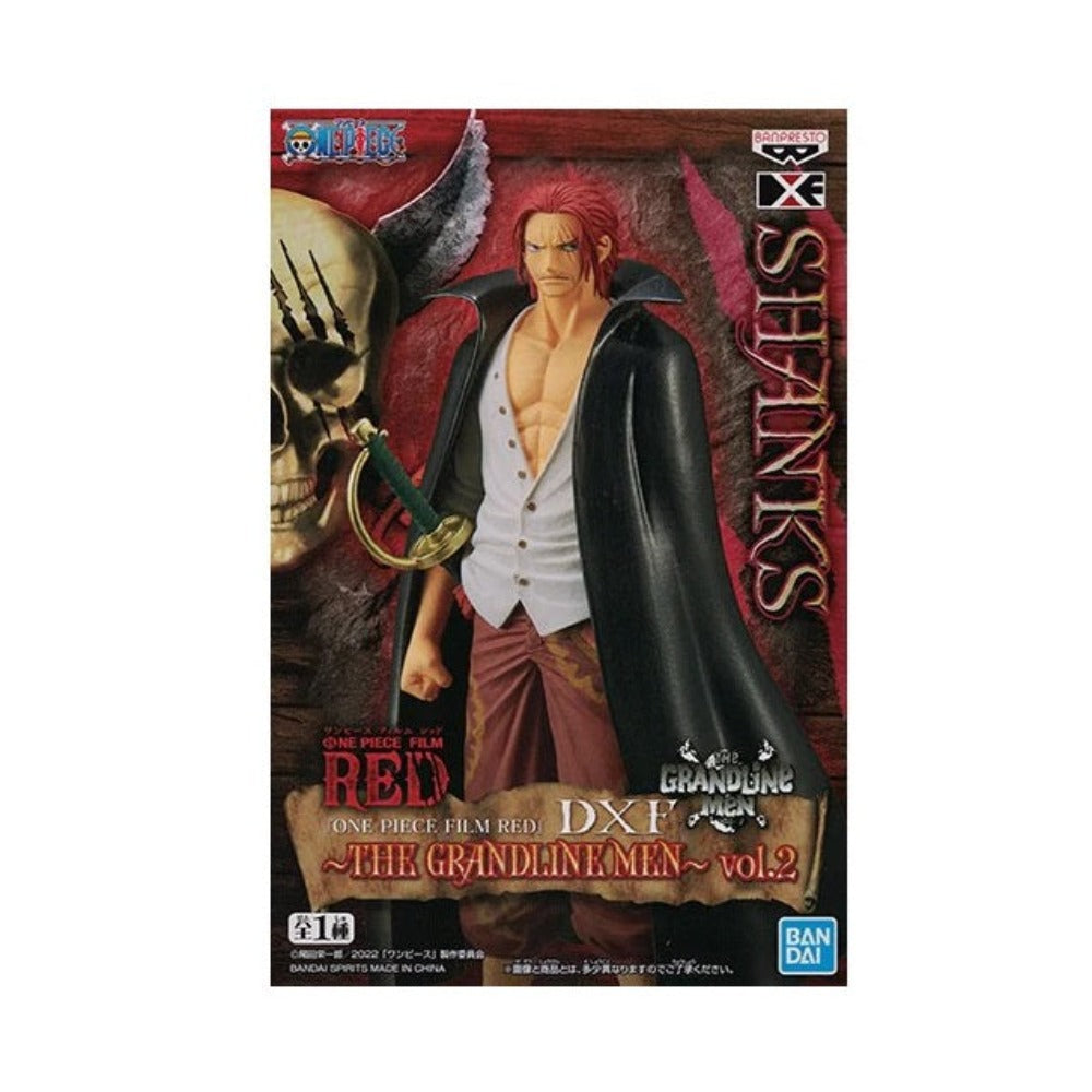 One Piece Shanks DXF The Grandline Men Vol.2 Figure By Banpresto