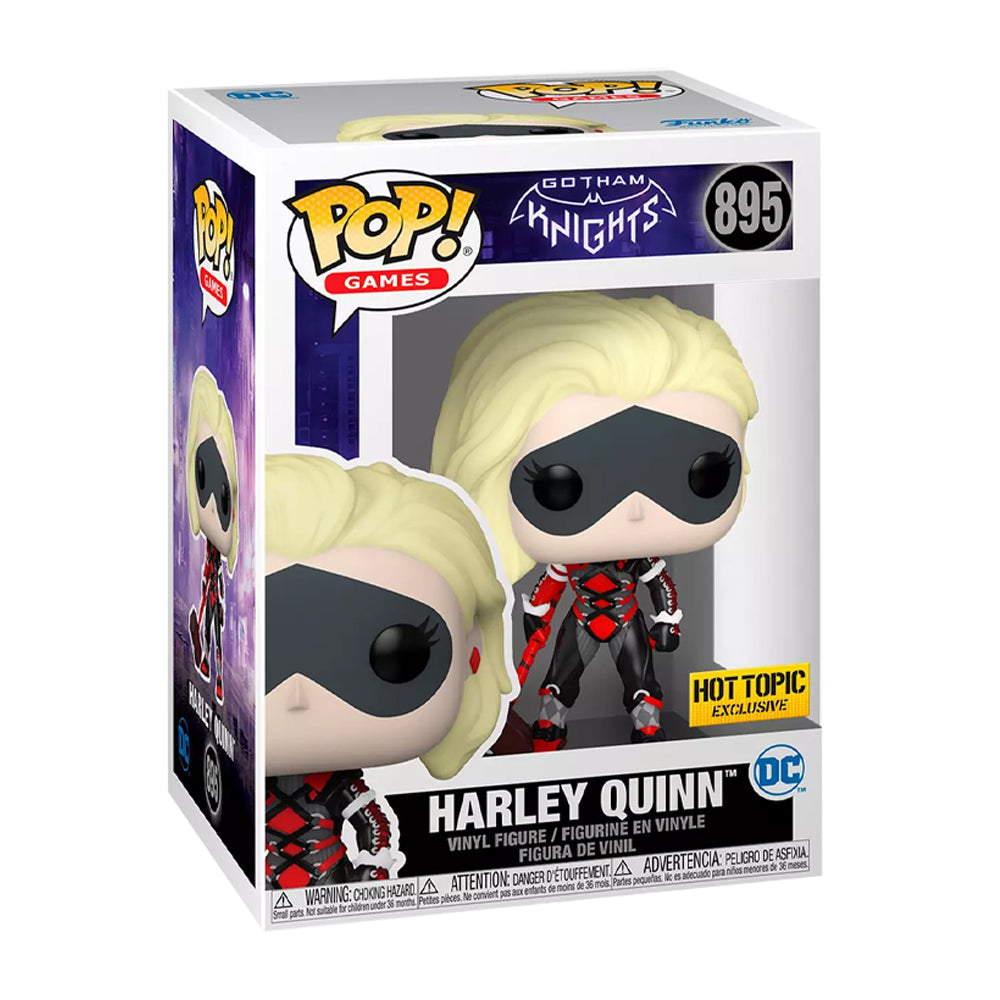 Funko POP! Harley Quinn - Gotham Knights #895 Hot Topic Exclusive double barcode