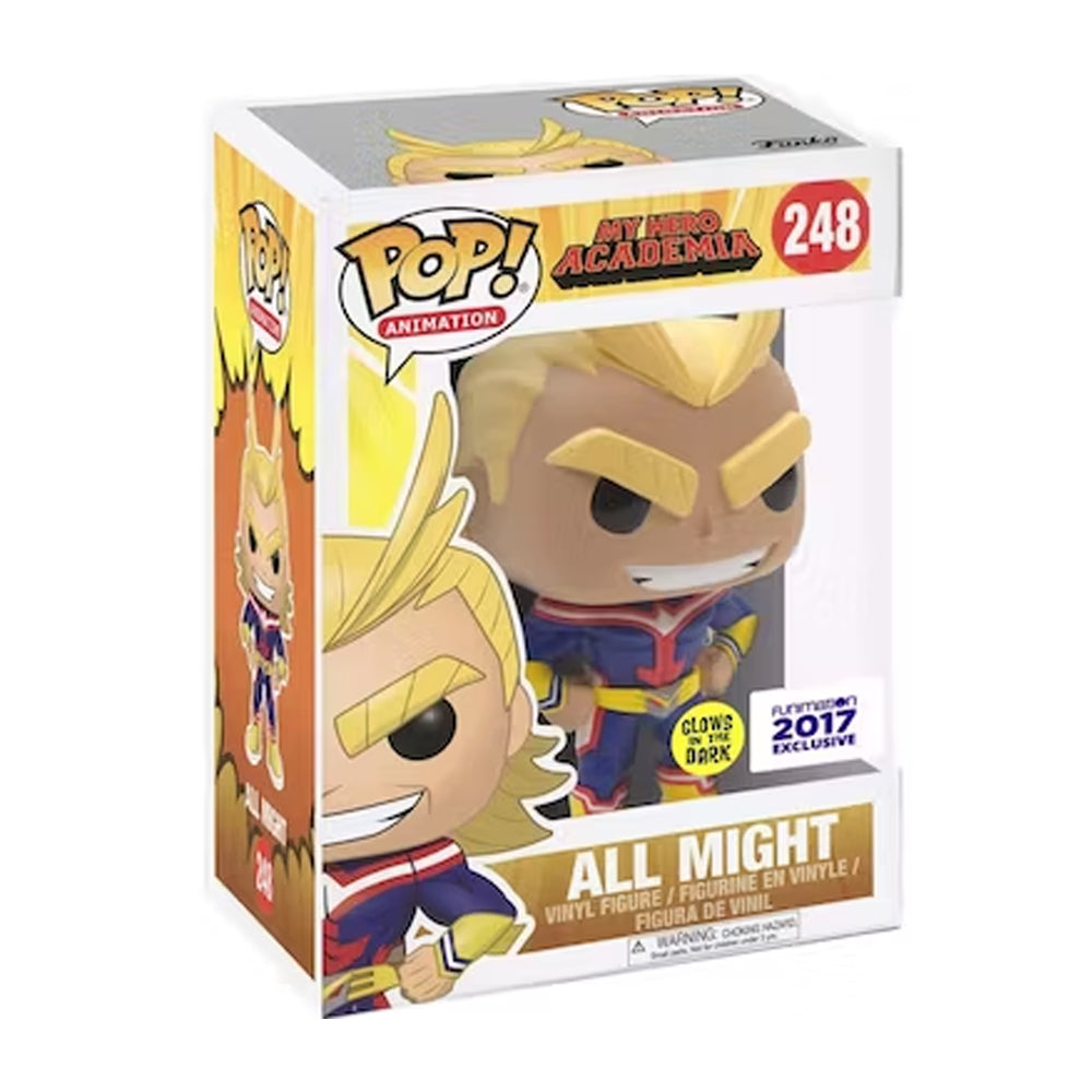 Funko POP! All Might - My Hero Academia #248 Glows in the Dark - 2017 Exclusive