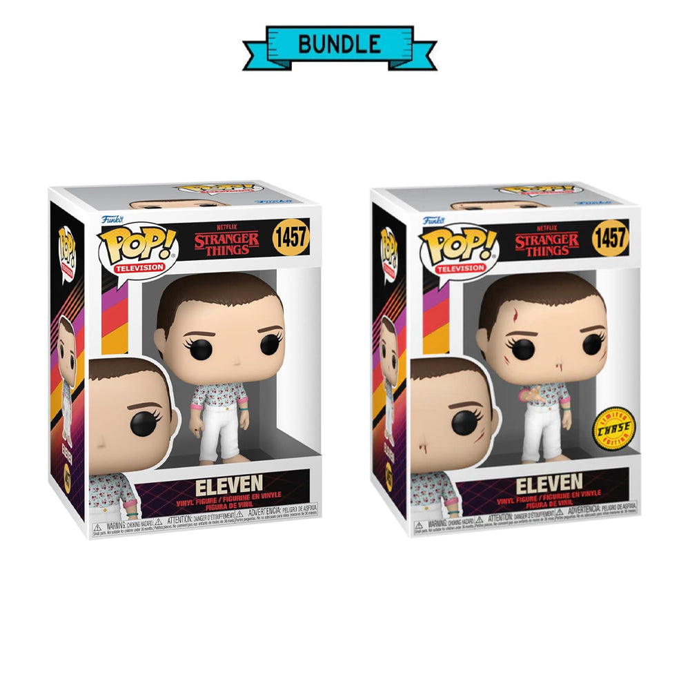 Bundle: Funko POP! Eleven Chase + Eleven - Stranger Things #1457 (X2 pops)
