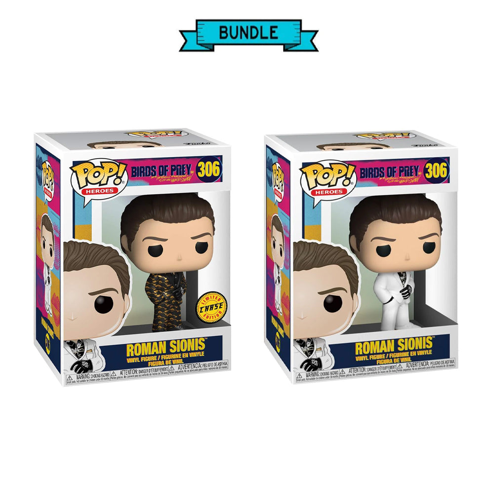 Bundle Funko POP! Roman Sionis - Birds of Prey #306(X2) Chase