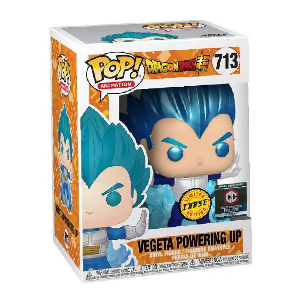 Funko POP! Vegeta Powering Up - Dragon Ball Z #713 Chase + Chalice Collectibles Exclusive - Signed by Ryo Horikawa - JSA certified JVA