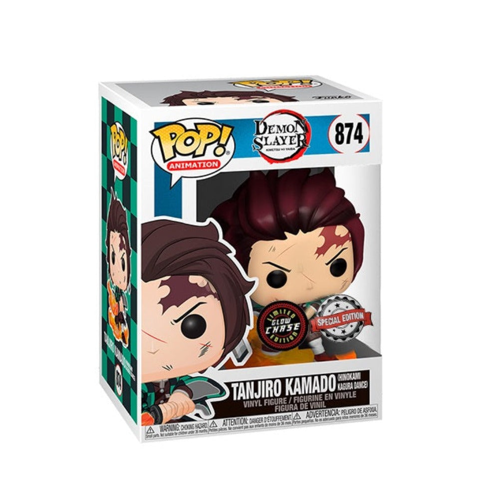 Funko POP! Tanjiro Kamado - Demon Slayer #874 - Glow Chase + Special Edition