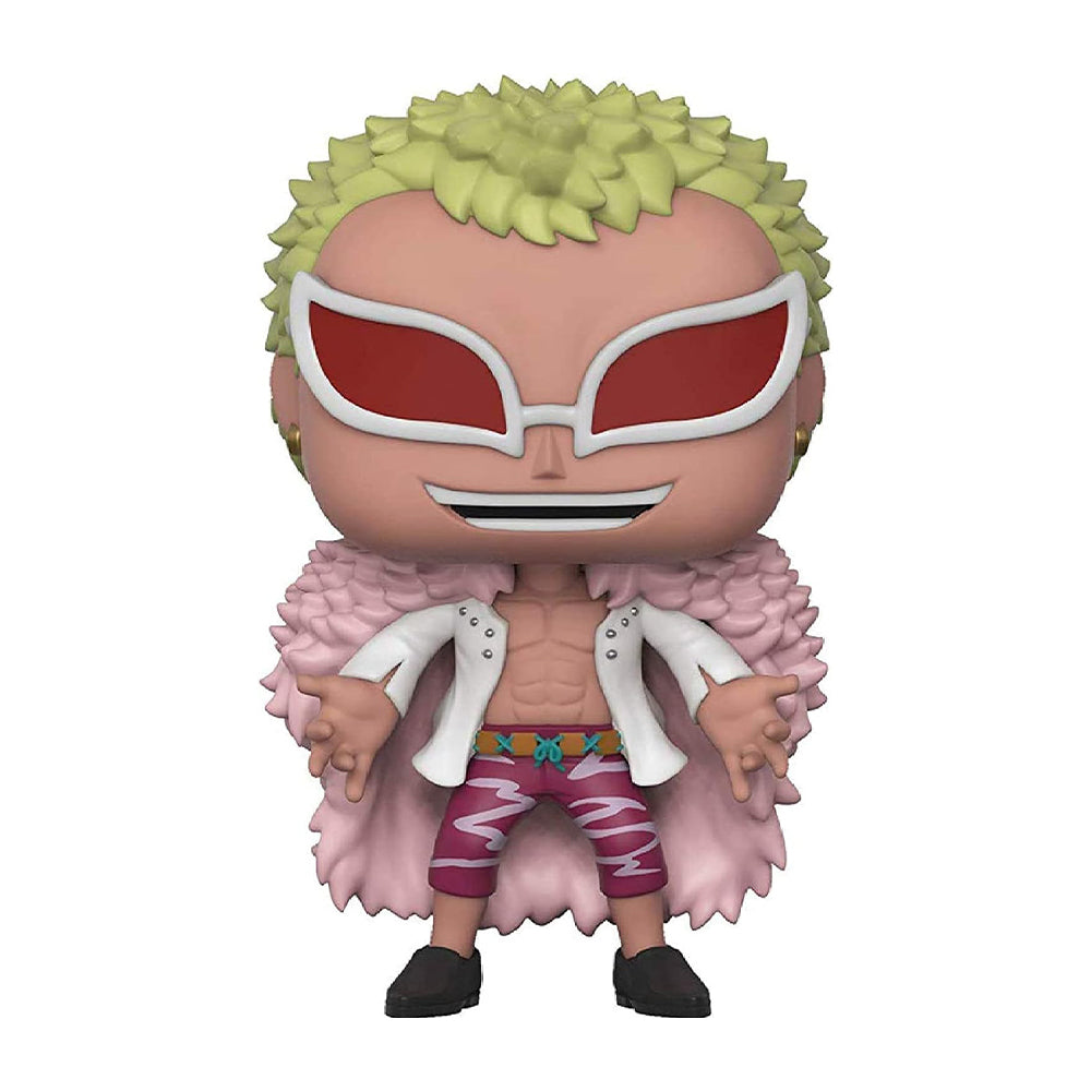 Funko POP! Donquixote Doflamingo - One Piece #400 - Signed by Robert McCollum EVA English voice actor - Monthly pops authentication