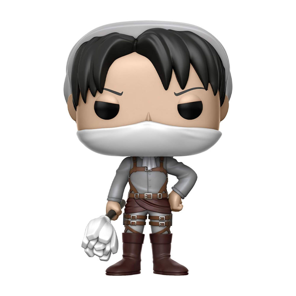 Funko POP! Cleaning Levi - Attack on Titan #239 Hot Topic Exclusive with barcode