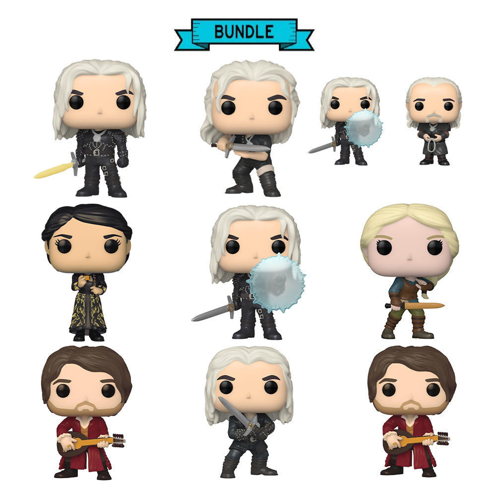 Bundle: Funko POP! "The Witcher" - 9 Funko Pops