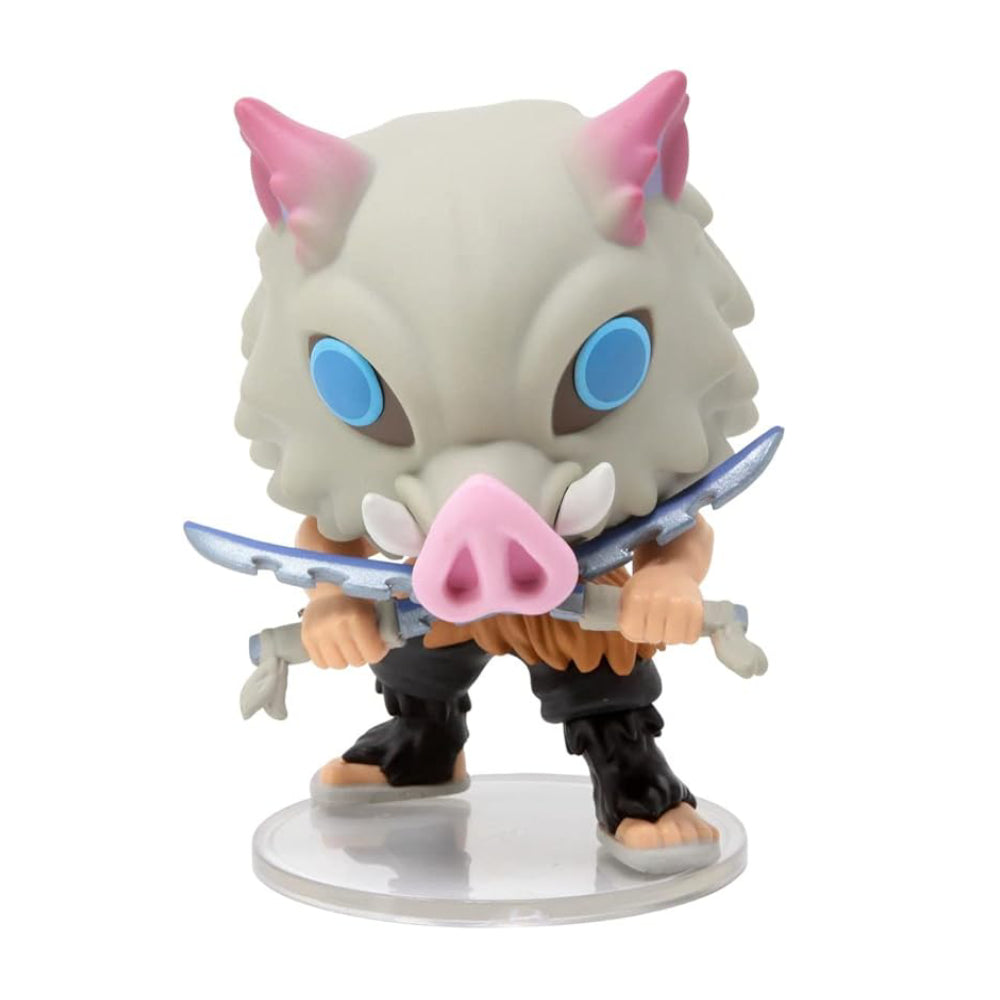 Funko POP! Inosuke Hashibira - Demon Slayer #870 Flocked - LA Comic Con 2023 Exclusive - Chalice Exclusive