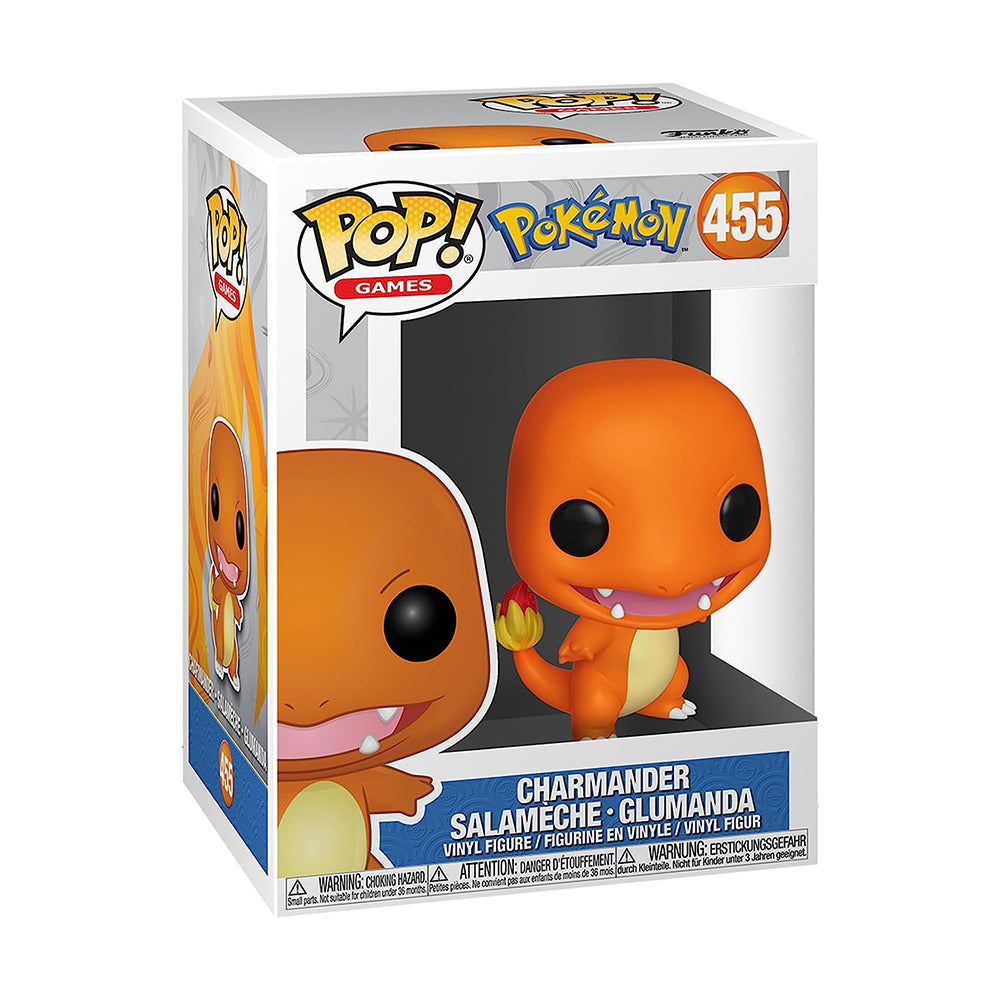 Funko POP! Charmander - Pokemon #455 - Signed by Rica Matsumoto in 2024 - AGS certified