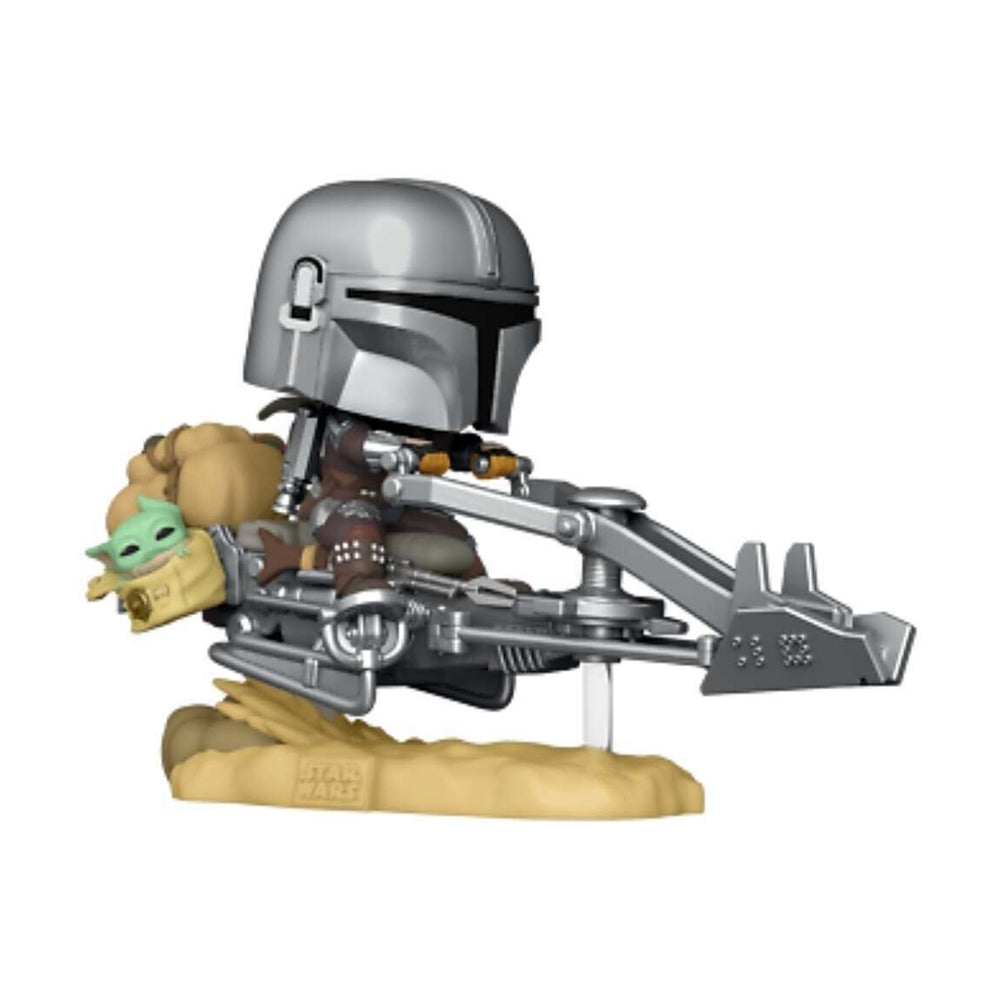 Funko POP! The Mandalorian on speeder (with grogu) - Star Wars #579