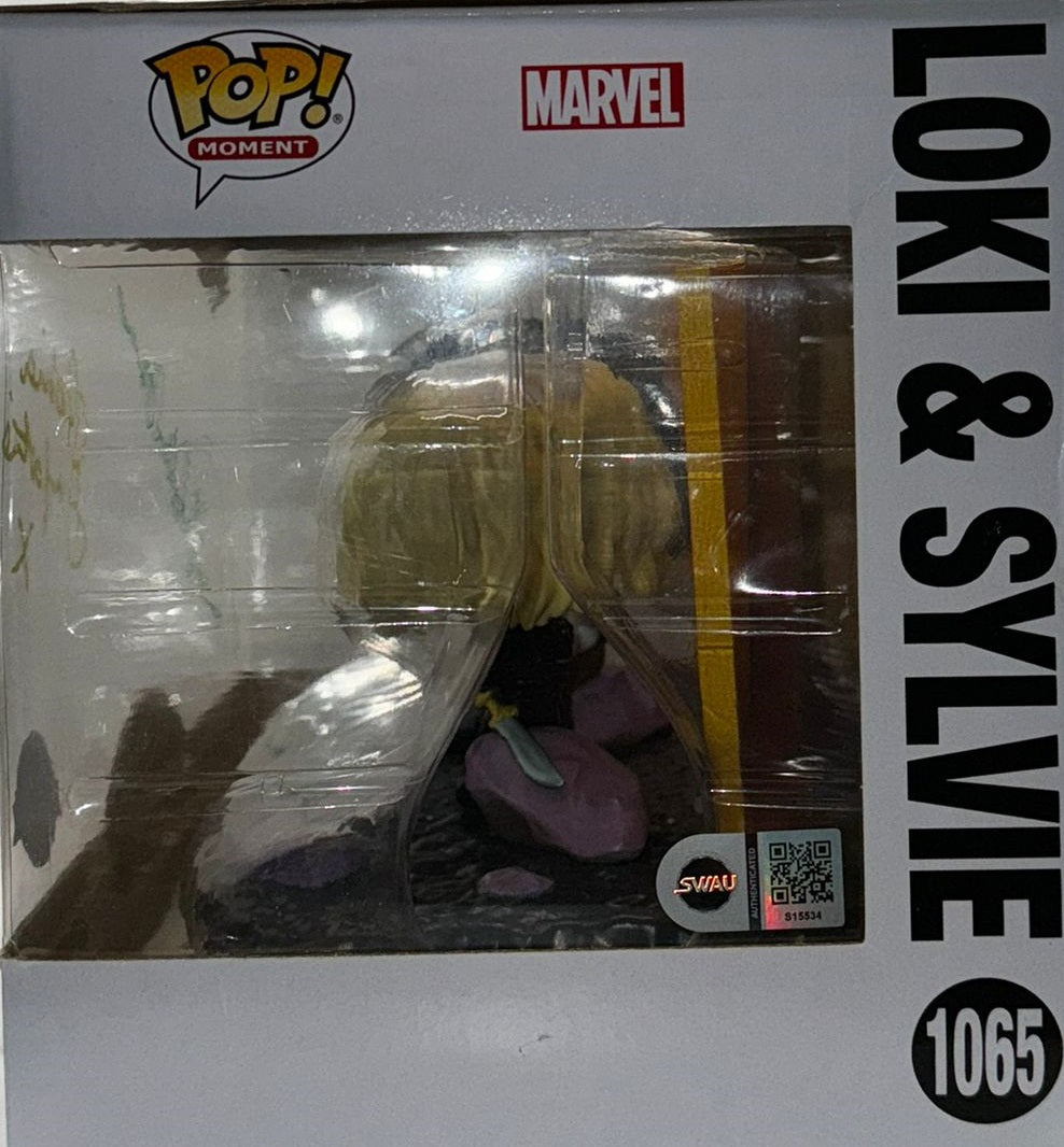 Funko POP Moment! Loki & Sylvie - Loki #1065 - Special Edition - double Signed