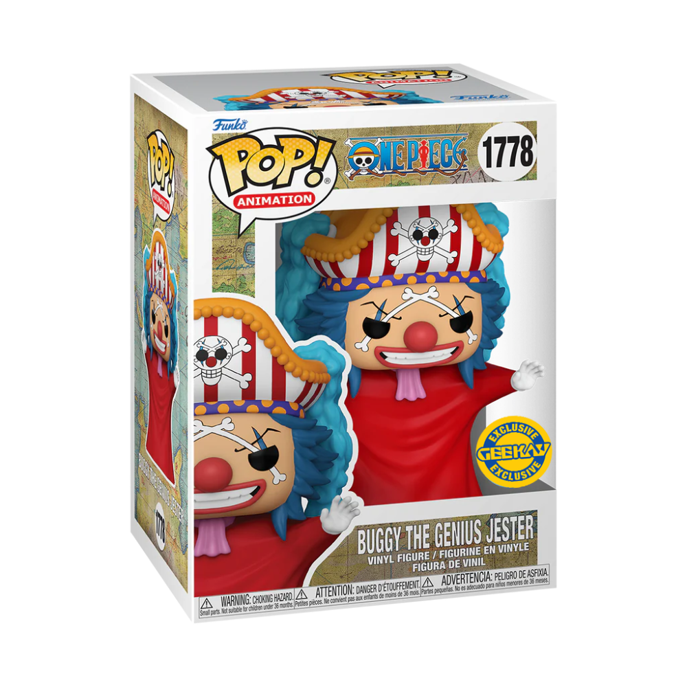 Funko POP! Buggy the Genius Jester - One Piece #1778 Geekay Exclusive