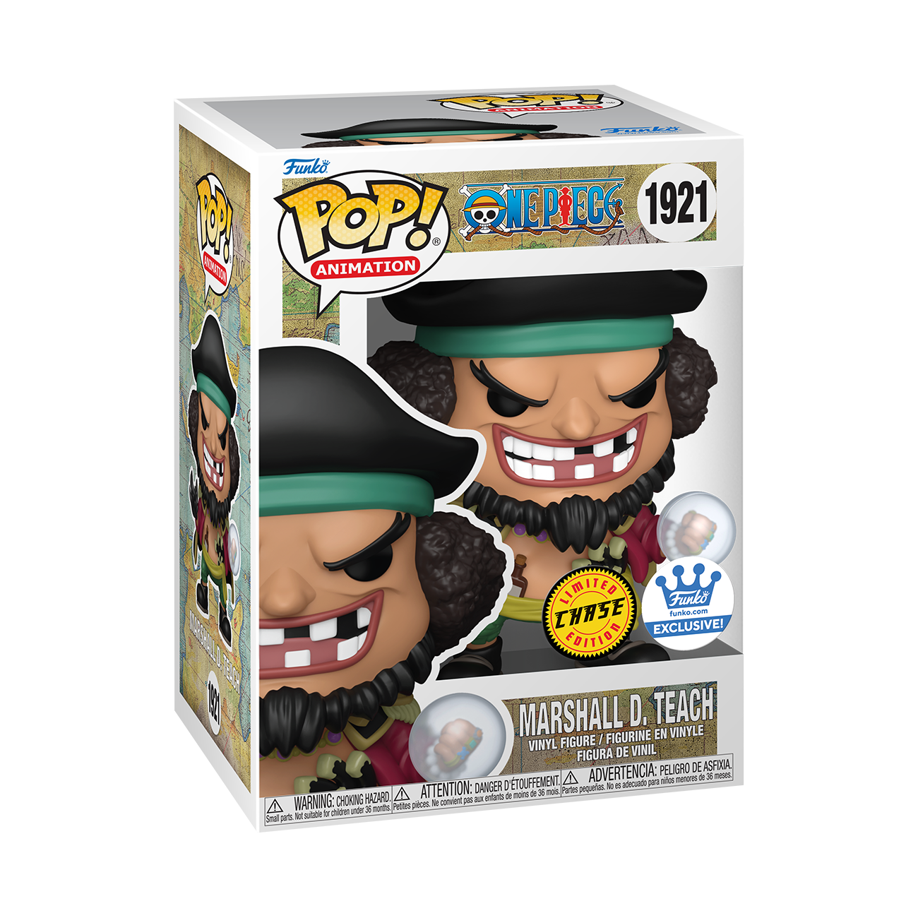 Funko POP! Marshall D. Teach - One Piece #1921 - chase Funko Exclusive