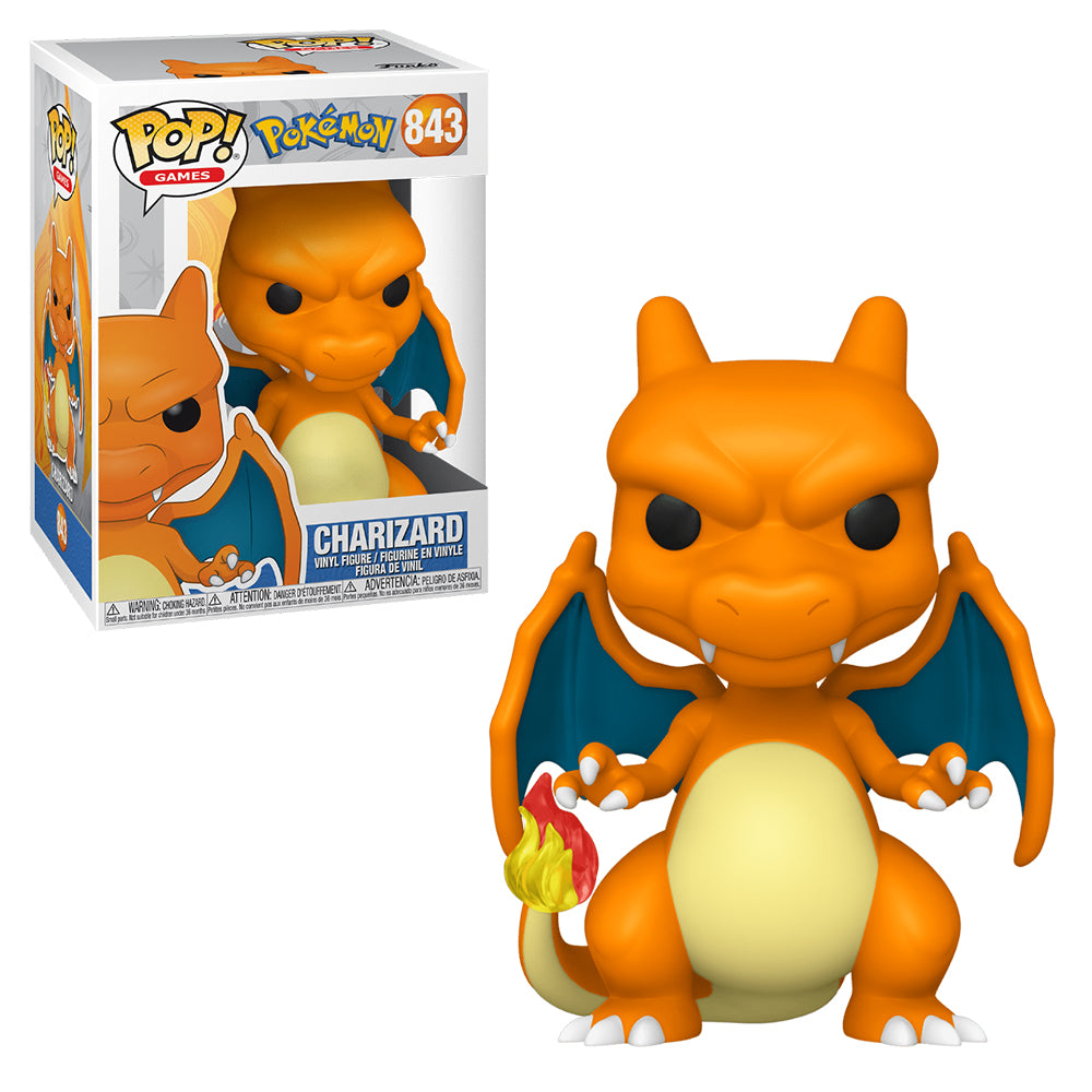 Funko POP! Charizard - POKEMON #843 - Signed by Rica Matsumoto in 2024 - AGS certified