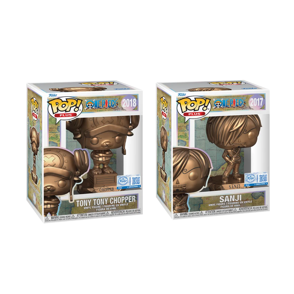 Funko POP! Sanji & Tony Tony Chopper - One Piece #2017 & 2018 - bundle