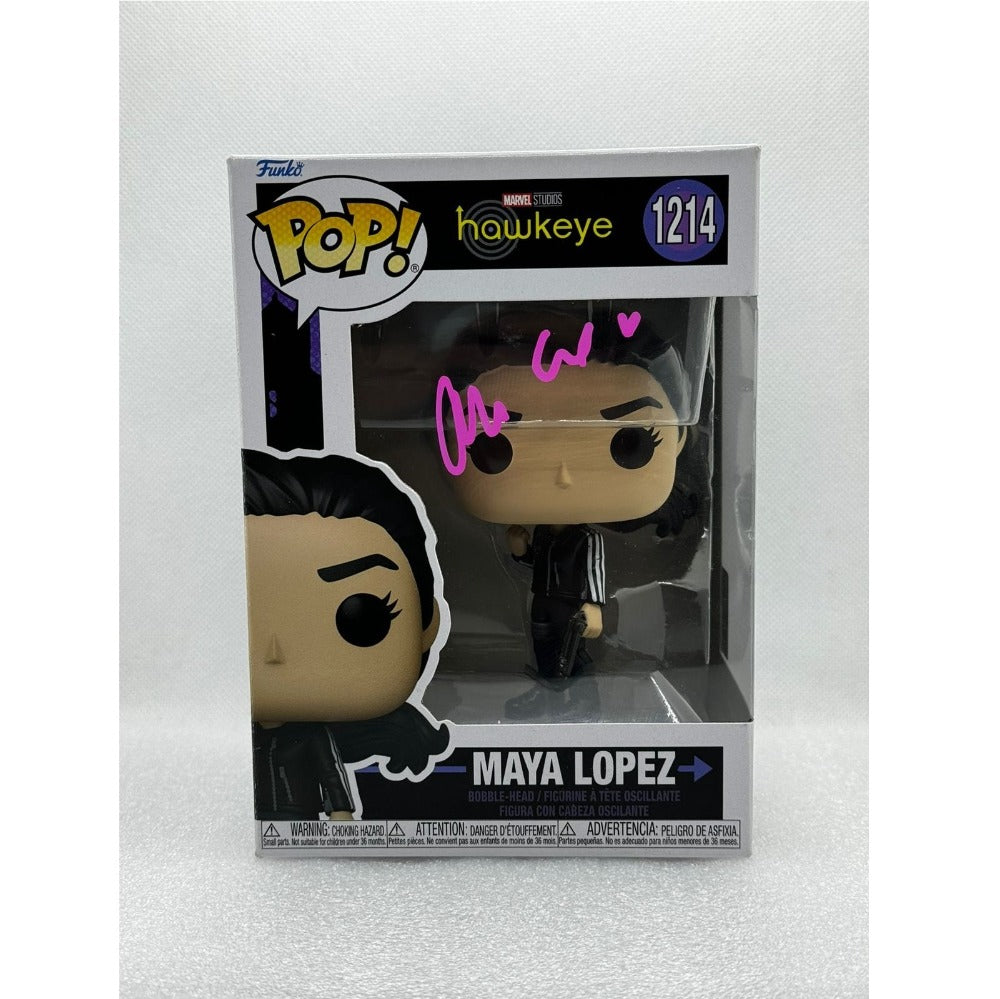 Funko POP! Maya Lopez - Hawkeye #1214 - signed by Alaqua Cox at POP Con 2024 Dubai