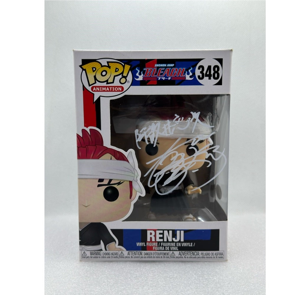 Funko POP! Renji - Bleach #348 JJL 181024 - Signed by Kentarō Itō JVA - JSA certified (witnessed) 9/10