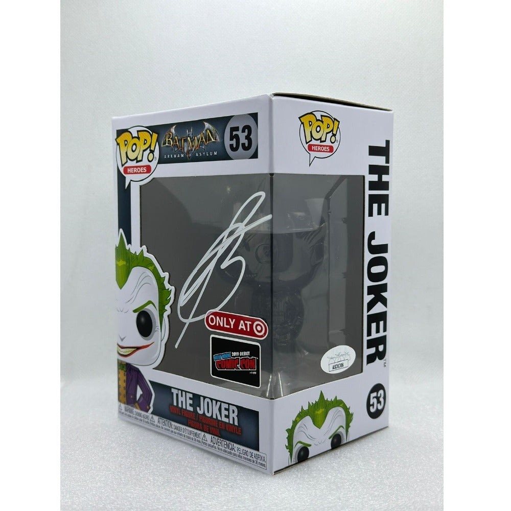 Funko POP! The Joker - Batman #53 - New York Comic Con 2019 - Signed by Troy Baker at MEFCC 2024 Abu Dhabi - UAE JSA#AS36306