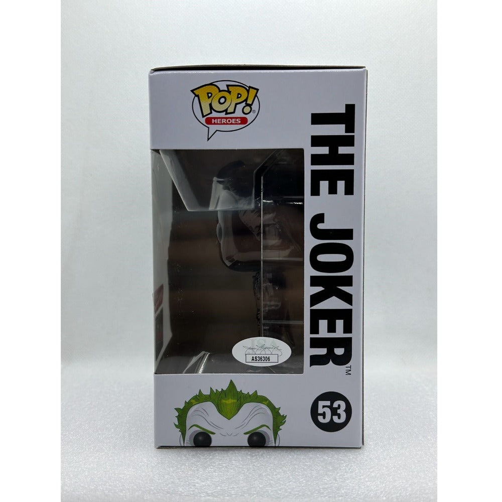 Funko POP! The Joker - Batman #53 - New York Comic Con 2019 - Signed by Troy Baker at MEFCC 2024 Abu Dhabi - UAE JSA#AS36306