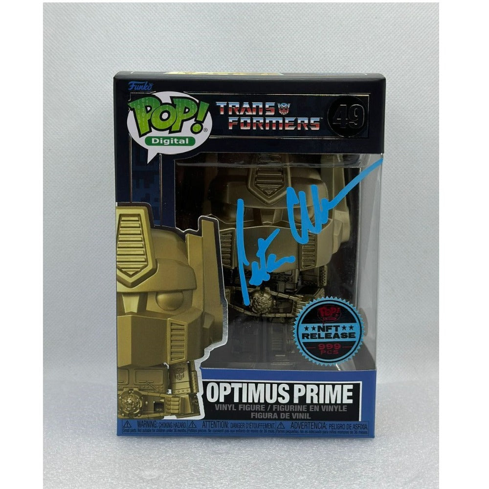 Funko Pop Digital ! Optimus Prime - Transformers #49 NFT release - 999 PCS Signed by Peter Cullen at MEFCC 2024 Abu Dhabi UAE