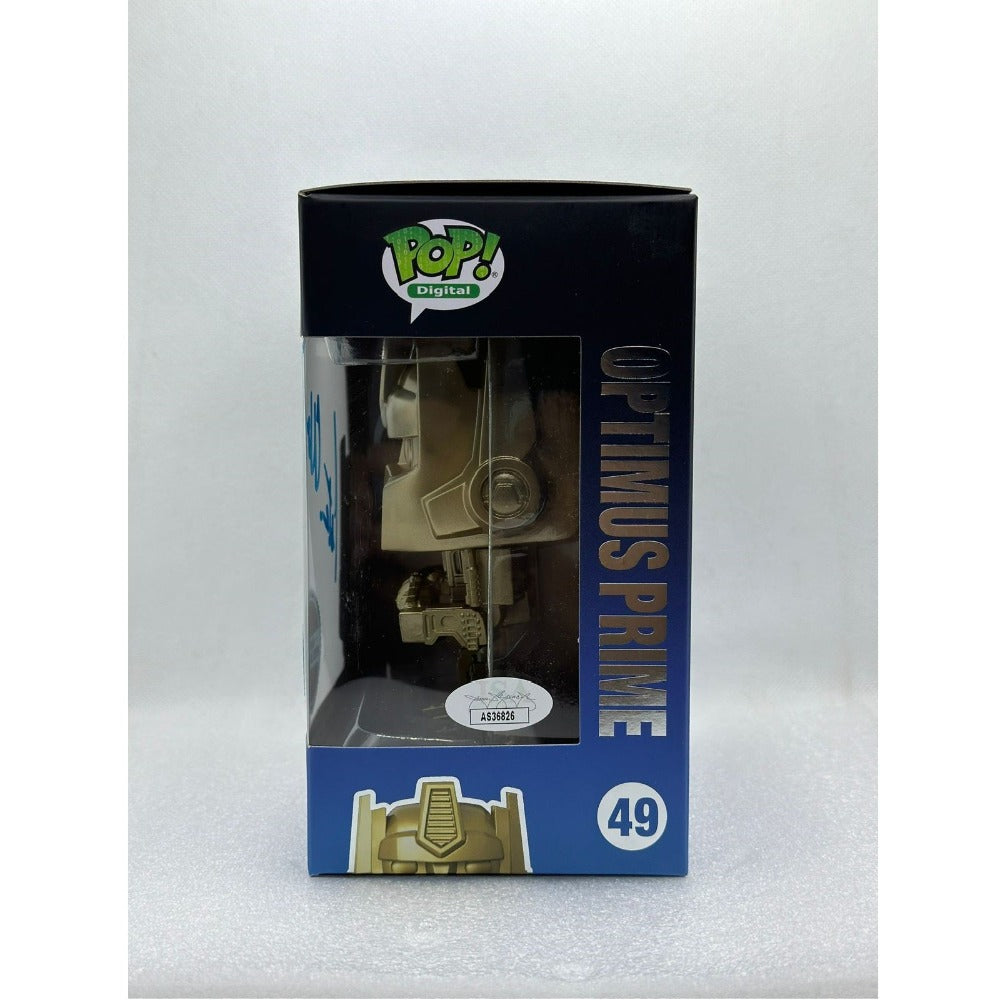 Funko Pop Digital ! Optimus Prime - Transformers #49 NFT release - 999 PCS Signed by Peter Cullen at MEFCC 2024 Abu Dhabi UAE