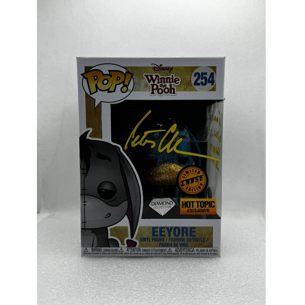 Funko Pop! Eeyore #254 - Disney Chase + Diamond Collection + Hot Topic Exclusive - Signed by Peter Cullen JSA#AS36313 At MEFCC 2024 UAE Abu Dhabi
