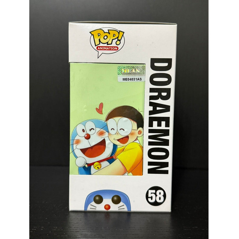 Funko POP! Doraemon #58 - Signed by arabic voice actor Amal Saadeddine at Jpexme 2025 + custom print art