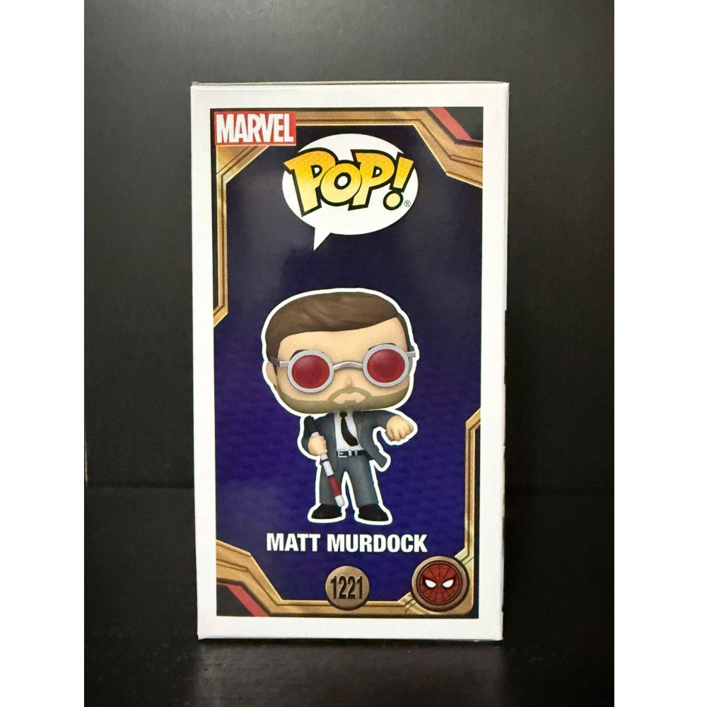 Funko Pop! Matt Murdock - Marvel #1221 - Comic Stop Exclusive UAE Dubai - Signed by Charlie Cox at MEFCC 2025 with JSA