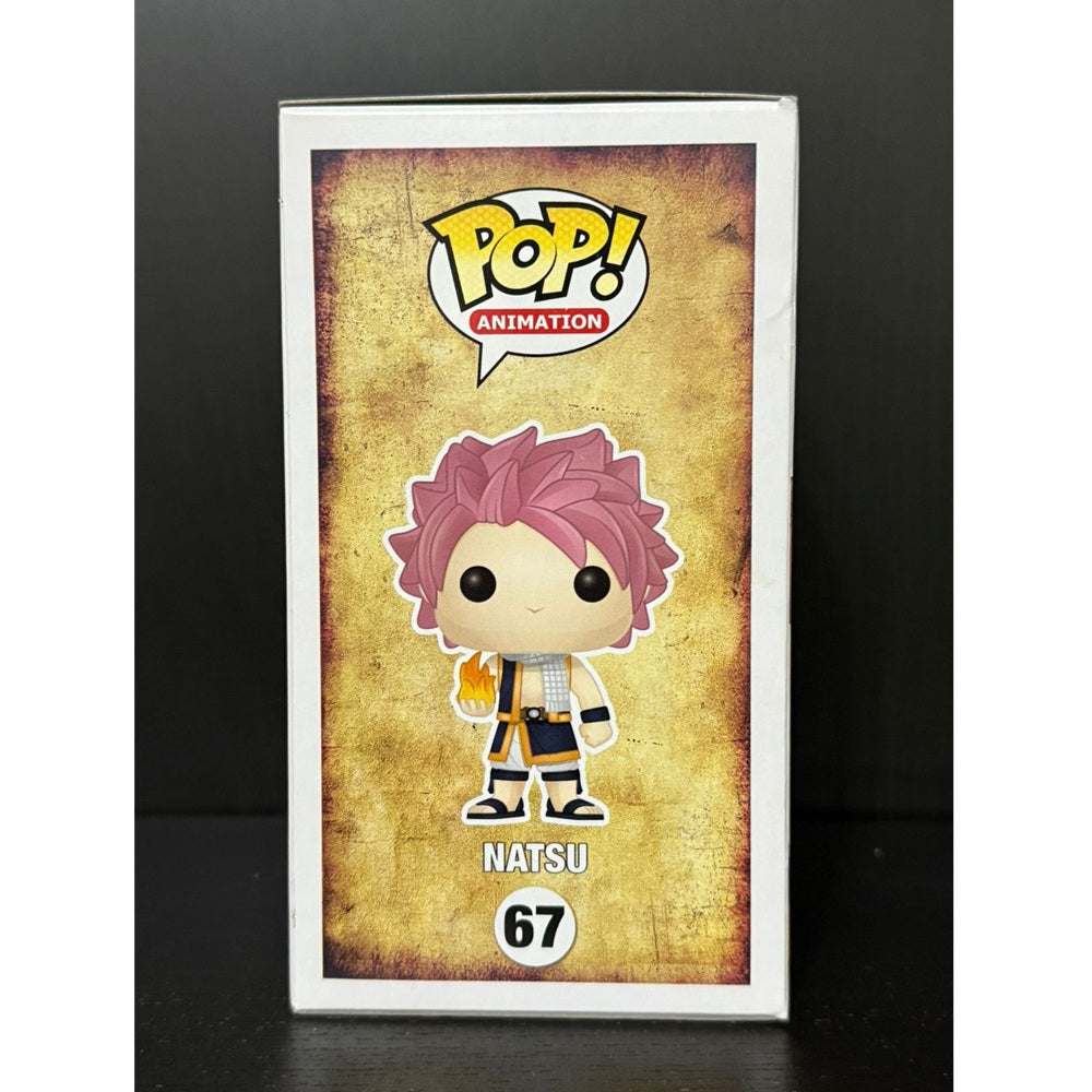 Funko Pop! Natsu - Fairy Tail #67 Hot Topic Pre Release with barcode - Signed by Japanese Voice Actor JVA Tetsuya Kakihara at MEFCC 2025 with JSA