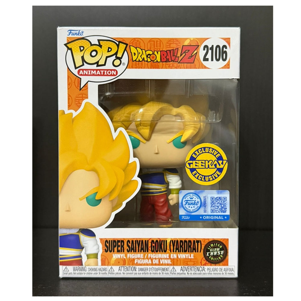 Funko Pop! Super Saiyan Goku Yardrat - Dragonball Z #2106 Geekay Exclusive Chase