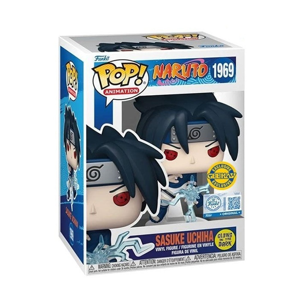 Funko Pop! Sasuke Uchiha - Naruto #1969 Glows in the Dark - Geekay Exclusive