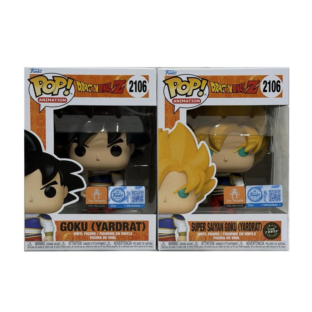 Funko POP! Goku Yardrat - Dragon Ball Z #2106 - Toy Temple Exclusive- PR Pre Release - chase bundle
