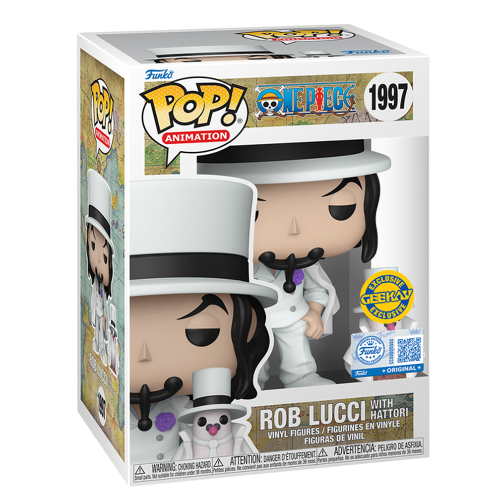 Funko POP! Rob Lucci with Hattori - One Piece #1997 - Geekay Exclusive