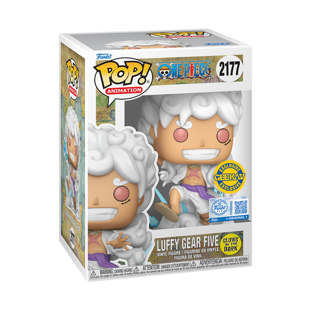 Funko Pop! Luffy Gear Five - One Piece #2177 - Geekay Exclusive