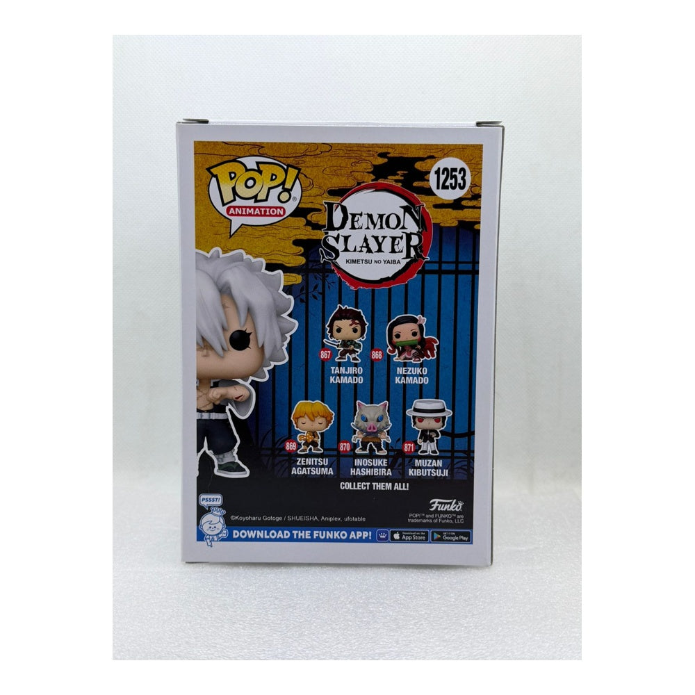 Funko Pop ! Sanemi Shinazugawa - Demon Slayer #1253 - Signed by Japanese Voice Actor JVA Tomokazu Seki with MEAS Authentication