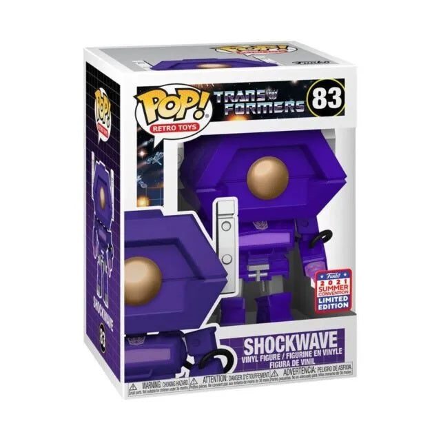 Funko POP! Shockwave - Transformers #83- Double Signed by Troy Baker & Frank Welker at MEFCC 2024 Abu Dhabi UAE