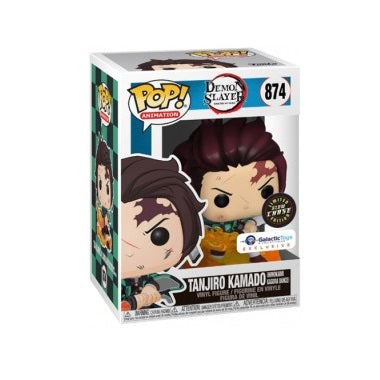 Funko POP! Tanjiro Kamado - Demon Slayer #874 Glow Chase Limited Edition - Galactic Toy Exclusive