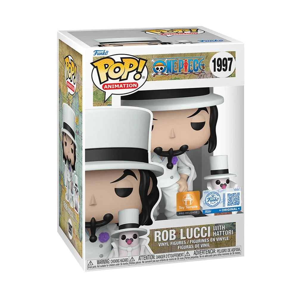 Funko POP! Rob Lucci with Hattori - One Piece #1997 - Toy Temple Exclusive- PR Pre Release