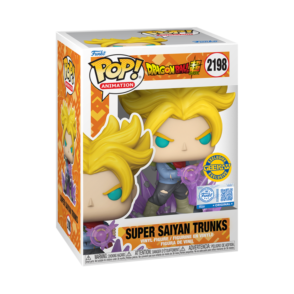 Funko Pop! Super Saiyan Trunks - Dragon Ball Super #2198 - Geekay Exclusive