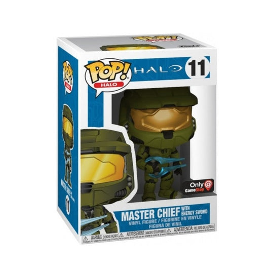 Funko Pop! Master Chief with Energy Sword # 11 - Halo - Game Stop Exclusive