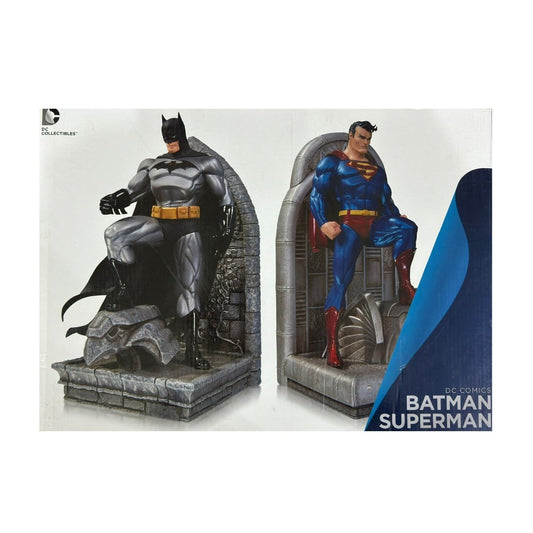 Superman and Batman Bookends Statues - DC Collectibles