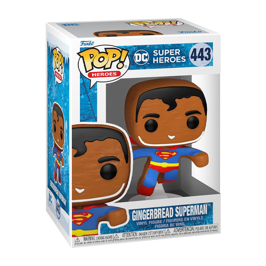 Funko POP! Gingerbread Superman - DC Super Heros #443