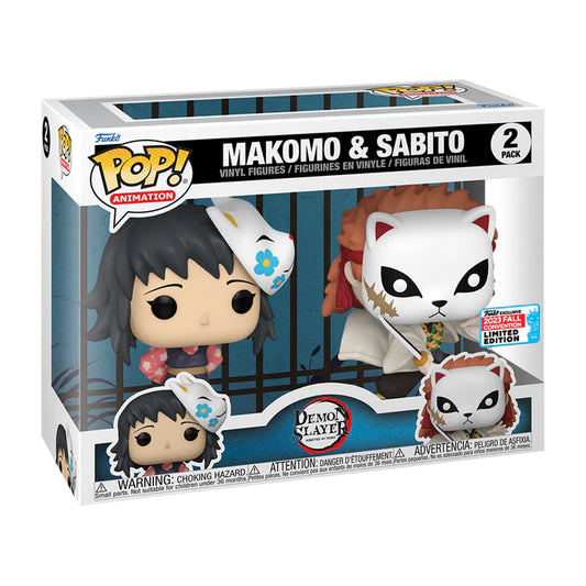 Funko POP! Makomo & Sabito - Demon Slayer Pack of 2 Limited Edition 2023