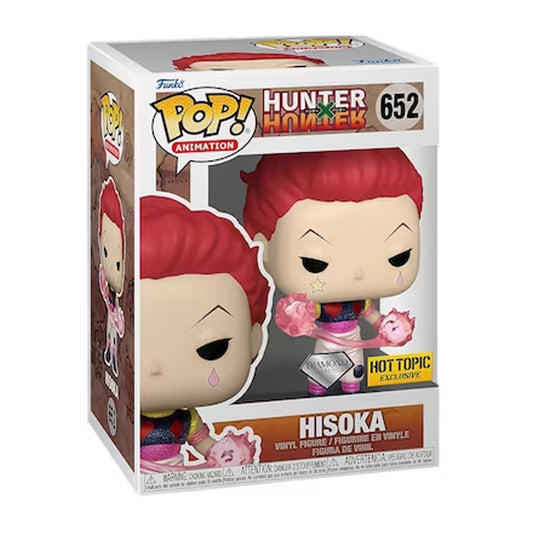 Funko POP! Hisoka - Hunter x Hunter #652 Hot Topic Exclusive + Diamond Collection