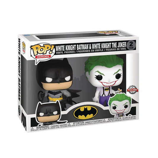 Funko POP! White Knight Batman & White Knight The Joker - Batman #Pack2 Special Edition MJL 210505