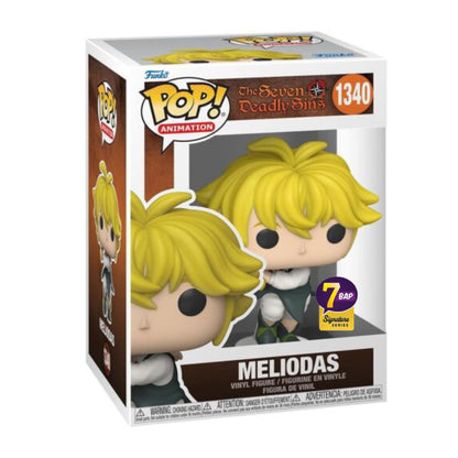 Funko POP! Meliodas - The Seven Deadly Sins #1340 - Double Signed JVA Yuki Kaji + EVA