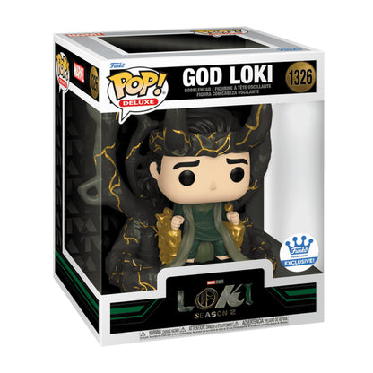 Funko POP! God Loki - Loki Season 2 #1326 Funko Exclusive - Signed by Tom Hiddleston at Comfest 2024 Kuwait