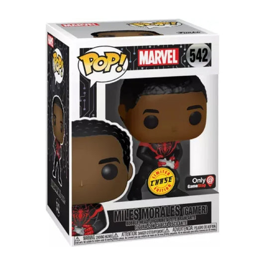 Funko POP! Miles Morales (Gamer) - Marvel #542 Chase Limited Edition - Only GameStop @