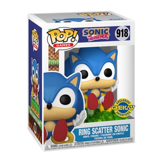 Funko POP! Ring Scatter Sonic - Sonic The Hedgehog #918 Geekay Exclusive